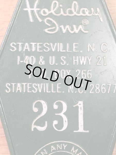 ホリデーインで使用されていた部屋の鍵60s〜70sヴィンテージモーテルキー