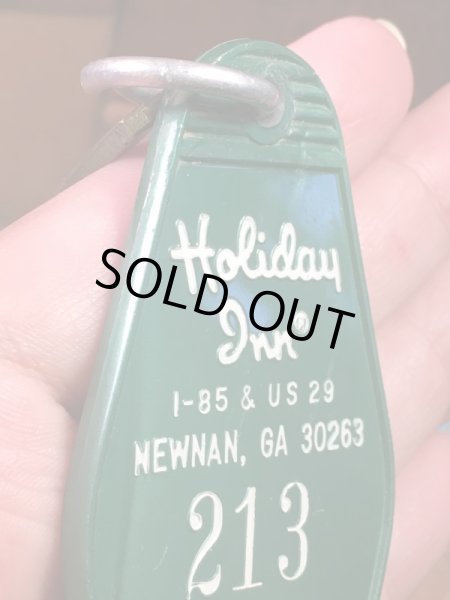 アメリカのモーテル「HOLIDAY INNホリデイイン」のルームキーで使用されていた70年代ビンテージモーテルキー