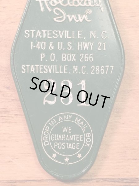 ホリデーインで使用されていた部屋の鍵60s〜70sヴィンテージモーテルキー