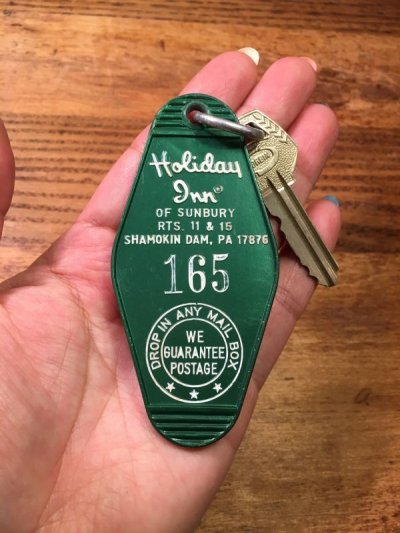 画像1: Holiday inn Vintage Motel Key”165”　ホリデイイン　モーテルキー　鍵　ホテル　70年代