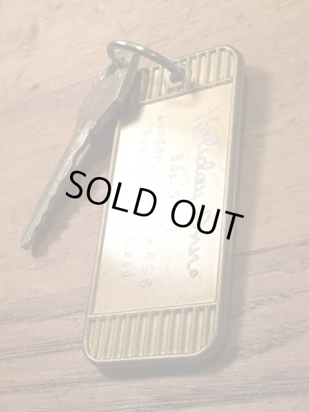 アメリカのモーテル「HOLIDAY INNホリデイイン」のルームキーで使用されていた60〜70年代ビンテージモーテルキー