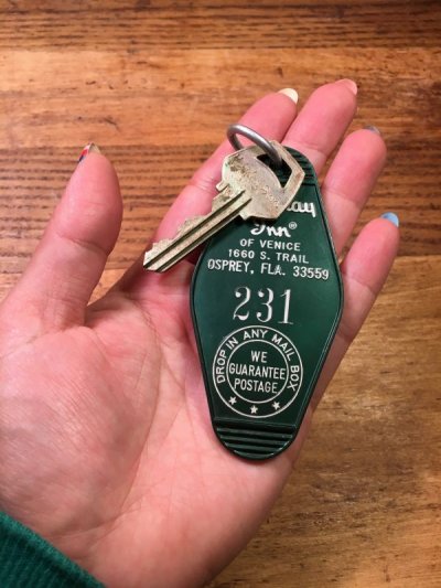 画像1: Holiday inn Vintage Motel Key”231”　ホリデイイン　モーテルキー　鍵　ホテル　70年代