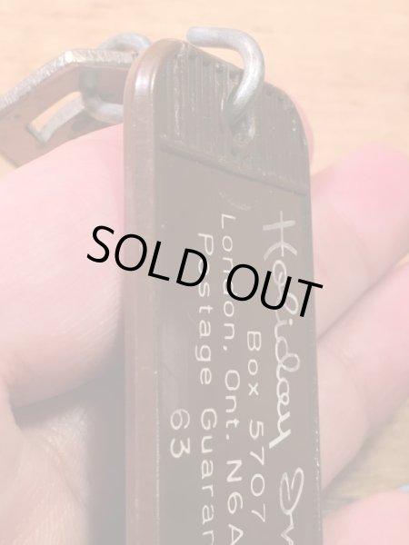 アメリカのモーテル「HOLIDAY INNホリデイイン」のルームキーで使用されていた60〜70年代ビンテージモーテルキー