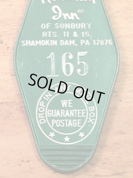 アメリカのモーテル「HOLIDAY INNホリデイイン」のルームキーで使用されていた70年代ビンテージモーテルキー