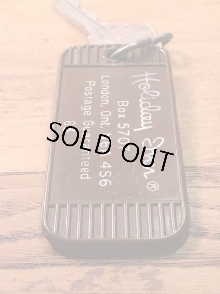 アメリカのモーテル「HOLIDAY INNホリデイイン」のルームキーで使用されていた60〜70年代ビンテージモーテルキー