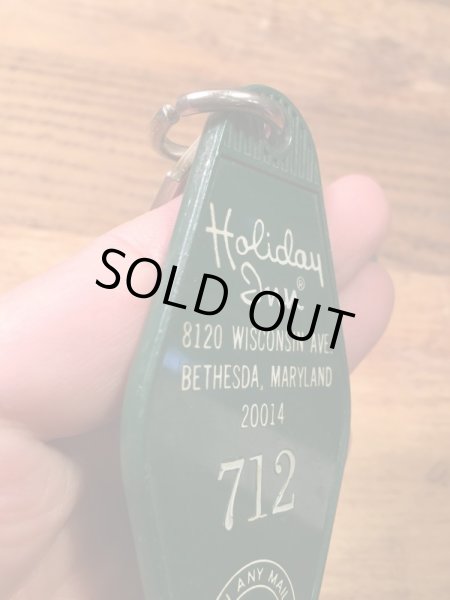 アメリカのモーテル「HOLIDAY INNホリデイイン」のルームキーで使用されていた60〜70年代ビンテージモーテルキー