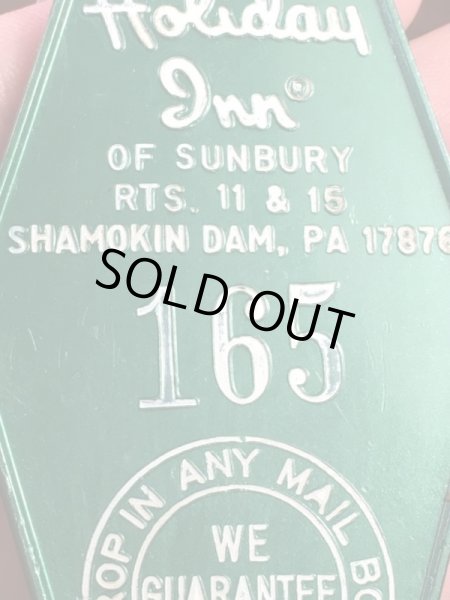 アメリカのモーテル「HOLIDAY INNホリデイイン」のルームキーで使用されていた70年代ビンテージモーテルキー