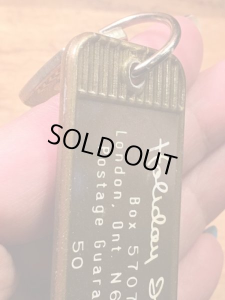 アメリカのモーテル「HOLIDAY INNホリデイイン」のルームキーで使用されていた60〜70年代ビンテージモーテルキー