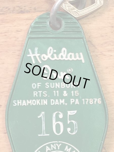 ホリデイインで使用されていた部屋の鍵70sヴィンテージモーテルキー