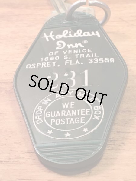 ホリデイインで使用されていた部屋の鍵70sヴィンテージモーテルキー