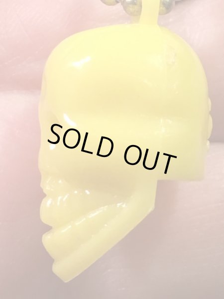 画像13: Skull Keychain”Yellow” スカルキーチェーン キーホルダー ビンテージ 60〜70年代 (13)