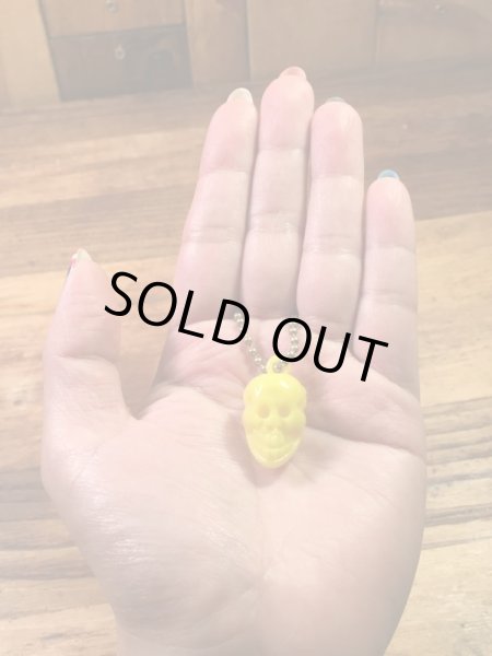 画像17: Skull Keychain”Yellow” スカルキーチェーン キーホルダー ビンテージ 60〜70年代 (17)