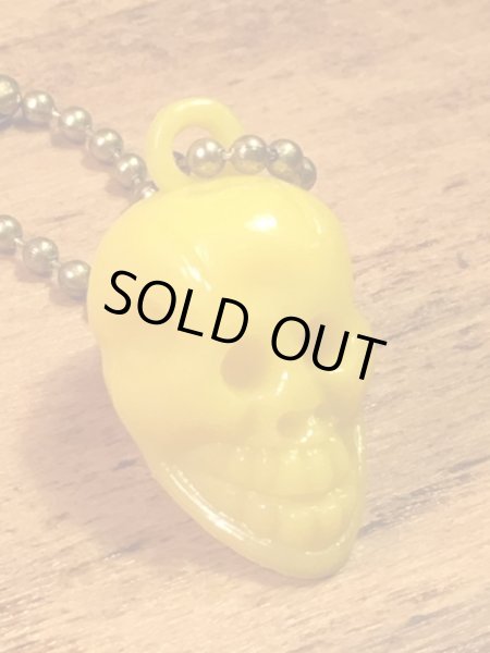 画像2: Skull Keychain”Yellow” スカルキーチェーン キーホルダー ビンテージ 60〜70年代 (2)