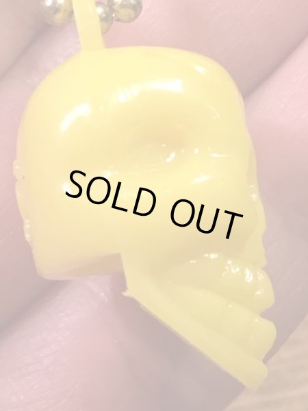 画像11: Skull Keychain”Yellow” スカルキーチェーン キーホルダー ビンテージ 60〜70年代 (11)