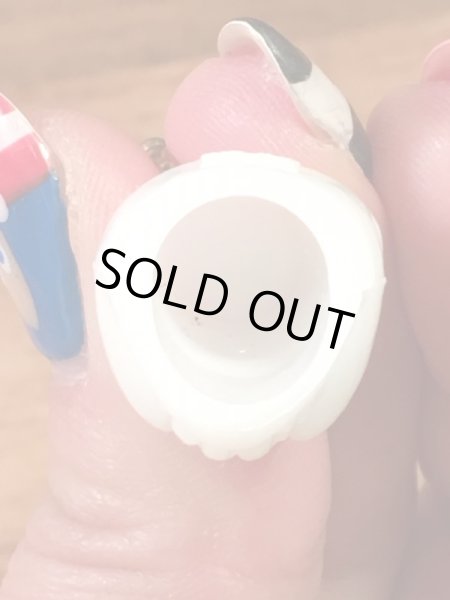 ガムボールマシンのスカルのヴィンテージキーホルダー