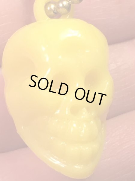 画像10: Skull Keychain”Yellow” スカルキーチェーン キーホルダー ビンテージ 60〜70年代 (10)