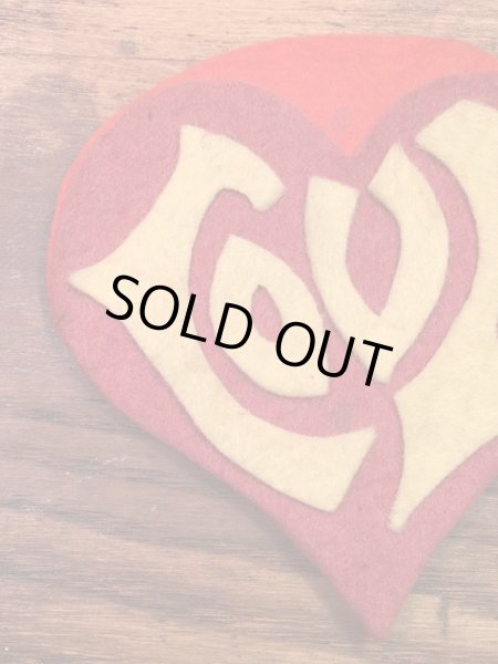 画像7: Love Patch 　ラブ　ビンテージ　ワッペン　60年代　パッチ　刺繍　フェルト　ヴィンテージ　vintage (7)