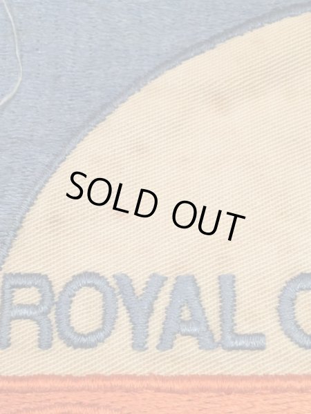 Royal Crown Colaの貼付けタイプのヴィンテージ刺繡パッチ