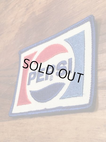 ペプシの貼付けタイプのビンテージ刺繡ワッペン