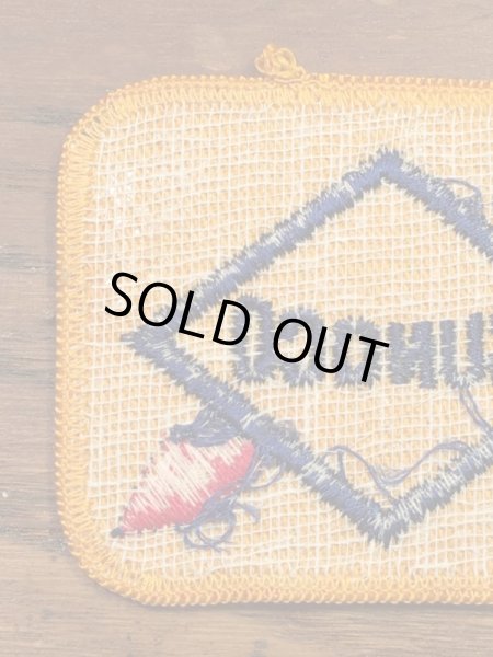 Sunocoの貼付けタイプのヴィンテージ刺繡パッチ