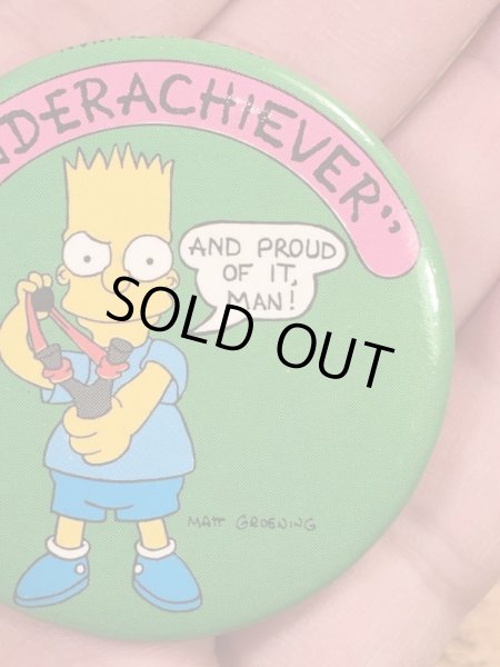 シンプソンズのキャラクター“バート”の90年代ビンテージバッジ