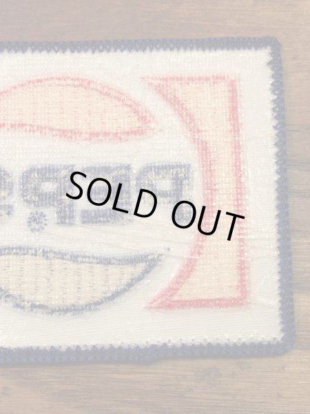 ペプシの貼付けタイプのビンテージ刺繡ワッペン