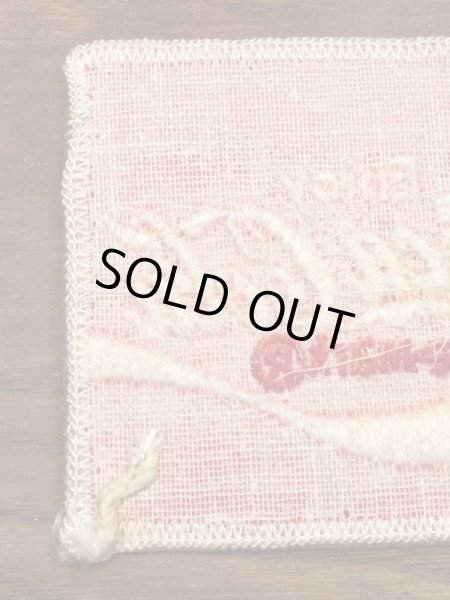 Coca Colaの貼付けタイプのヴィンテージ刺繡パッチ