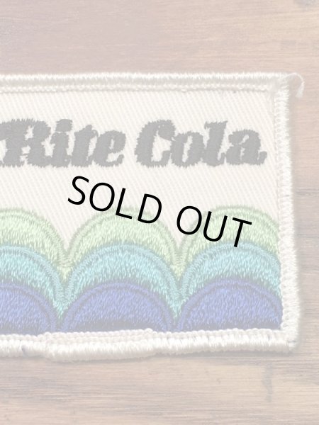 Diet Rite Colaの貼付けタイプのビンテージ刺繡ワッペン