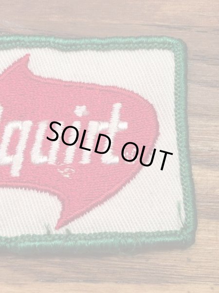 Squirtの貼付けタイプのヴィンテージ刺繡パッチ