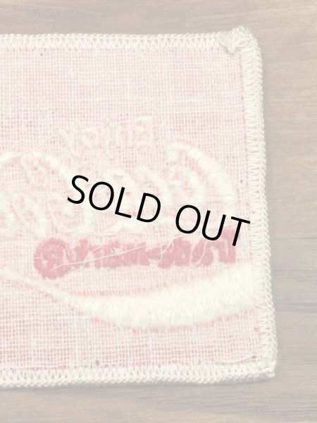 コカ・コーラの貼付けタイプのビンテージ刺繡ワッペン