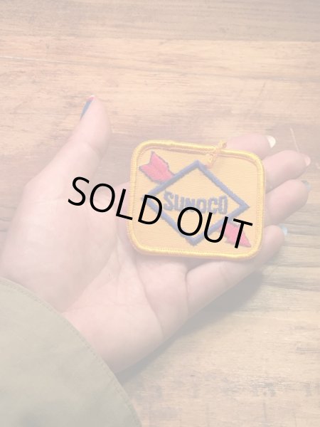 Sunocoの貼付けタイプのヴィンテージ刺繡パッチ