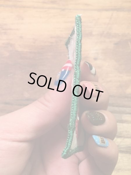 スプライトの貼付けタイプのビンテージ刺繡ワッペン