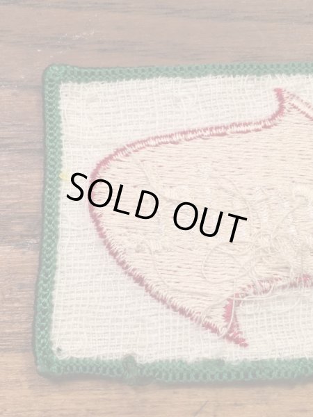 Squirtの貼付けタイプのヴィンテージ刺繡パッチ