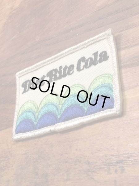 ダイエットライトコーラの貼付けタイプのビンテージ刺繡ワッペン