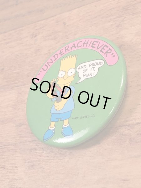 シンプソンズのキャラクター“バート”の90年代ビンテージバッジ