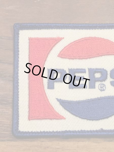 ペプシの貼付けタイプのビンテージ刺繡ワッペン