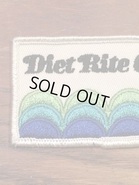 ダイエットライトコーラの貼付けタイプのビンテージ刺繡ワッペン