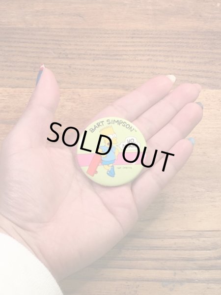 The Simpson'sのキャラクター“Bart”の90’sヴィンテージ缶バッチ