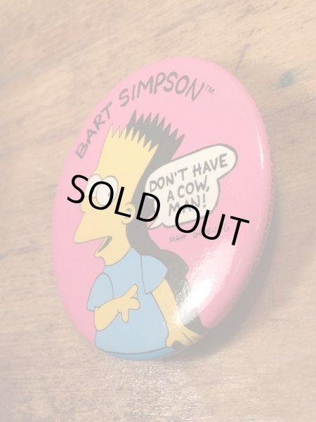 シンプソンズのキャラクター“バート”の90年代ビンテージバッジ