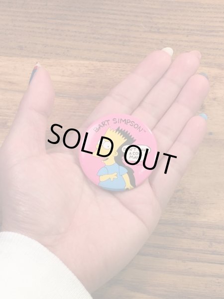 シンプソンズのキャラクター“バート”の90年代ビンテージバッジ