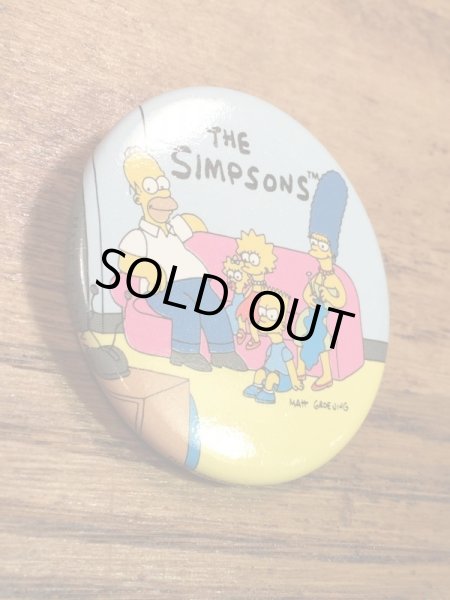 The Simpson's Badge シンプソンズ ビンテージ 缶バッジ 90年代