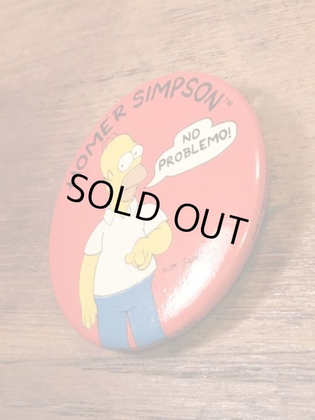 シンプソンズのホーマーシンプソンの90年代ビンテージバッジ