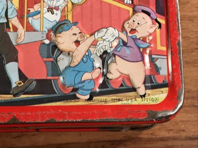 画像2: Walt Disney “Disney Express!” Metal Lunch Box　ディズニーエキスプレス　ビンテージ　ランチボックス　ミッキーマウス　70年代 
