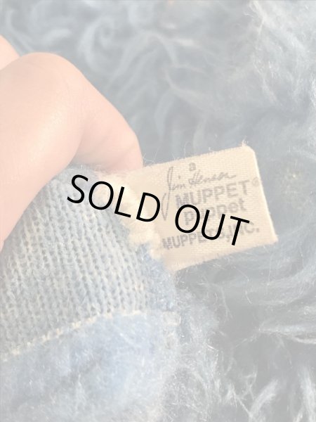 セサミストリートのヘリーモンスターの70年代ビンテージパペットドール