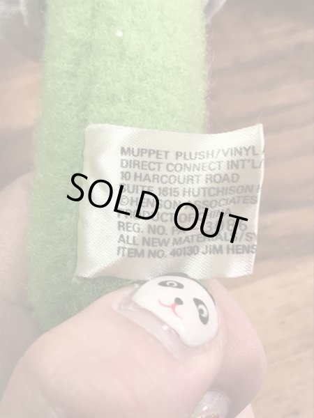 マペットショウのカーミットの80年代ビンテージ縫いぐるみ