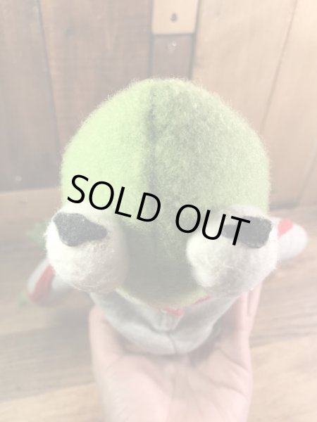 マペットショウのカーミットの80年代ビンテージ縫いぐるみ