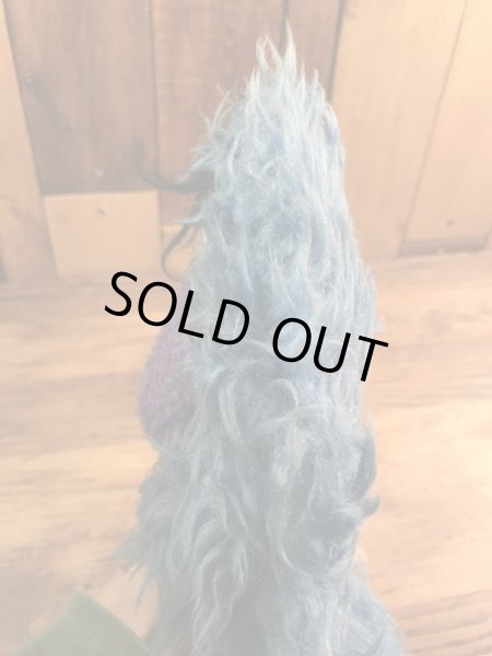 セサミストリートのヘリーモンスターの70年代ビンテージパペットドール