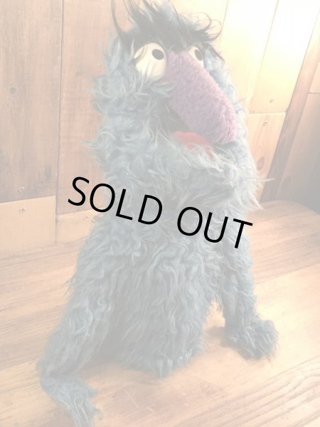 セサミストリートのヘリーモンスターの70年代ビンテージパペットドール