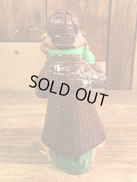 セサミストリートのシャーロックヘムロックの70’sヴィンテージ陶器製ドール