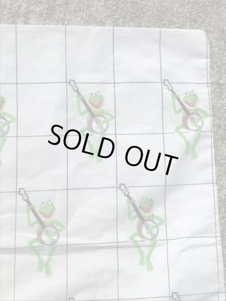 マペットショウのカーミットの80年代ビンテージ枕カバー